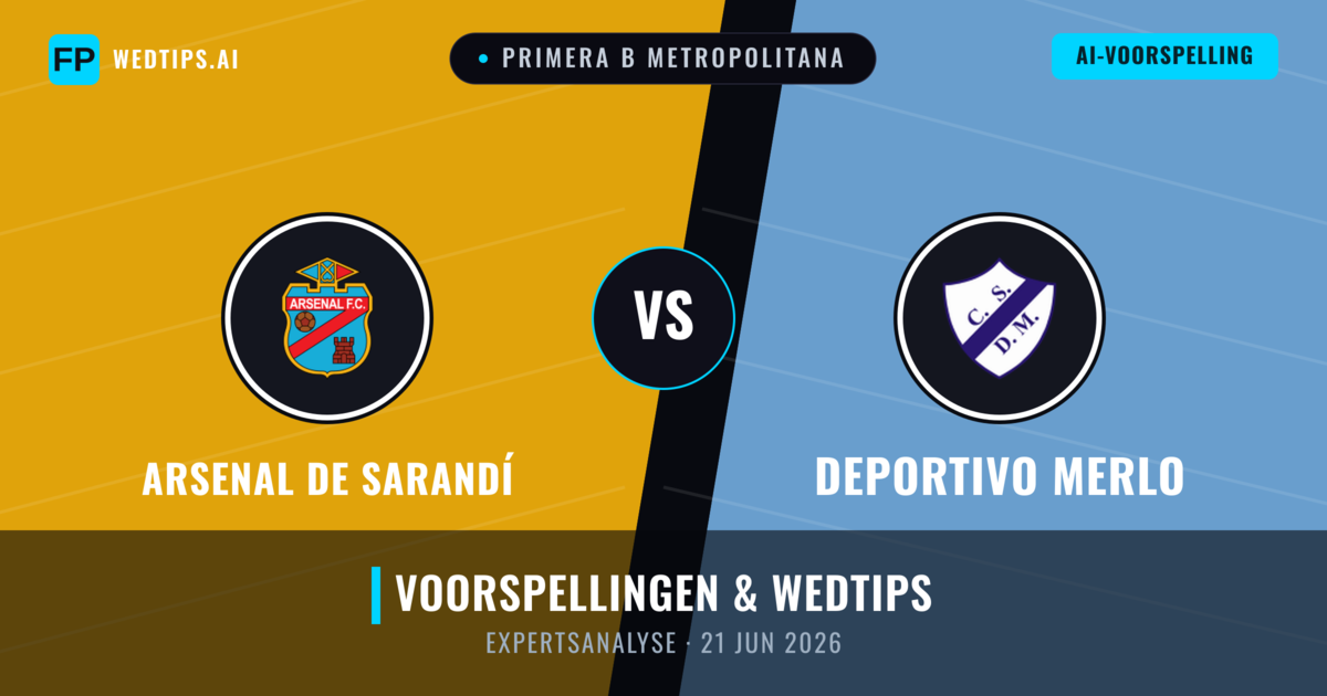 Arsenal de Sarandí vs Deportivo Merlo — voorspelling en vooruitblik wedstrijd