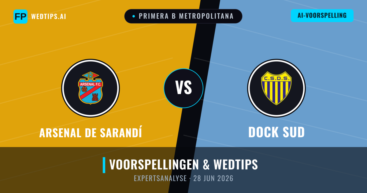 Arsenal de Sarandí vs Dock Sud — voorspelling en vooruitblik wedstrijd