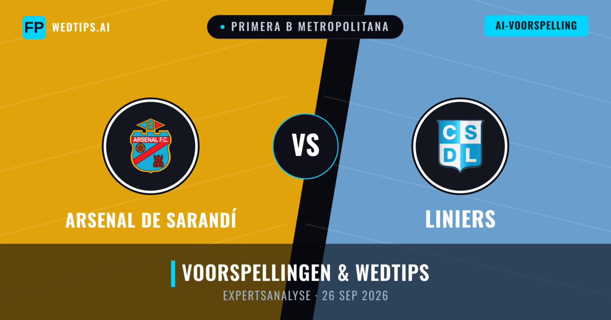 Arsenal de Sarandí vs Liniers — voorspelling en vooruitblik wedstrijd