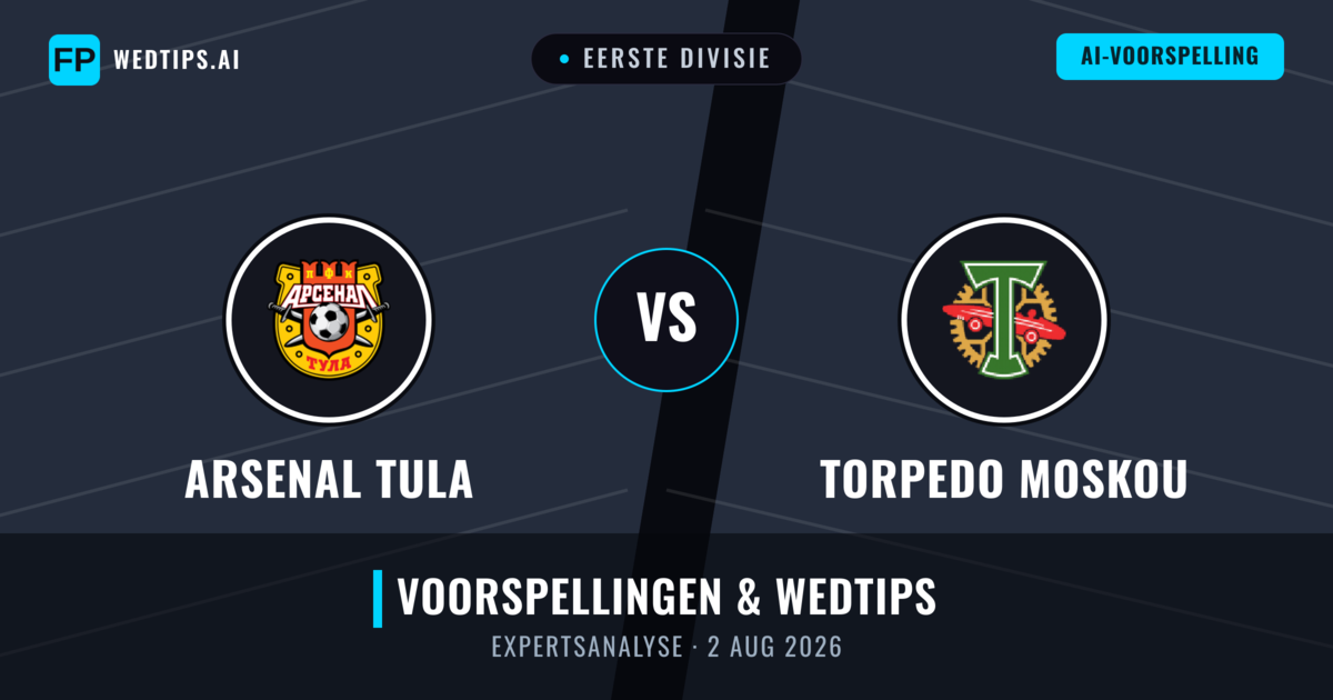 Arsenal Tula vs Torpedo Moskou — voorspelling en vooruitblik wedstrijd
