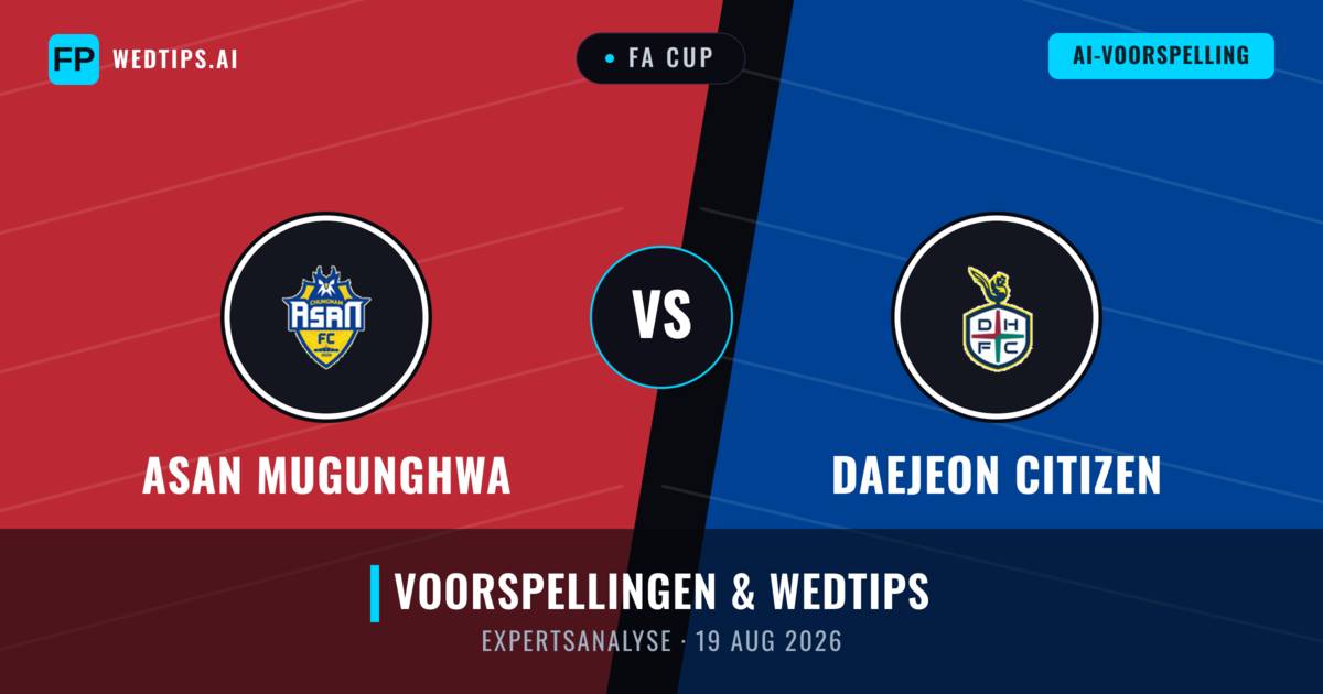 Asan Mugunghwa vs Daejeon Citizen — voorspelling en vooruitblik wedstrijd