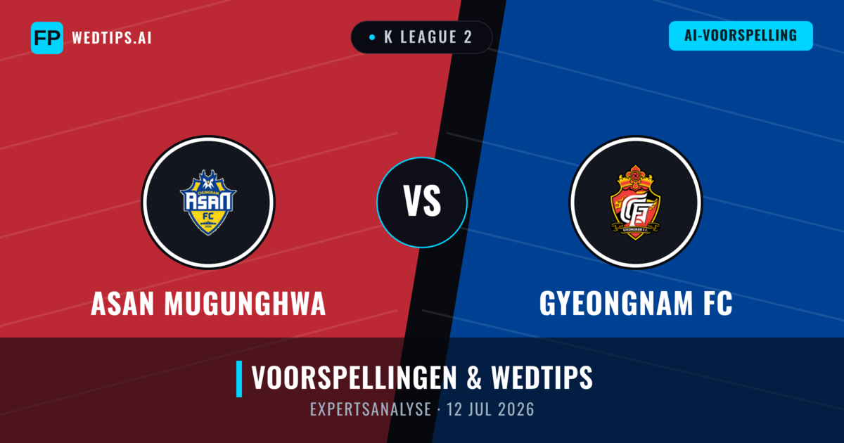 Asan Mugunghwa vs Gyeongnam FC — voorspelling en vooruitblik wedstrijd