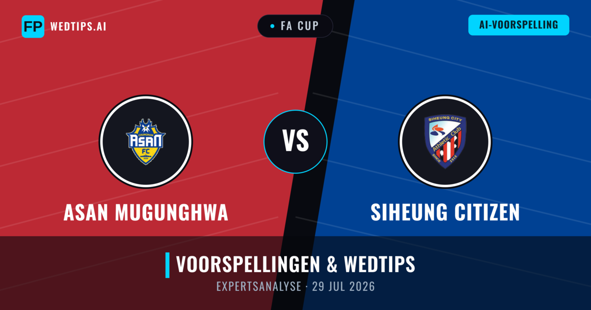 Asan Mugunghwa vs Siheung Citizen — voorspelling en vooruitblik wedstrijd