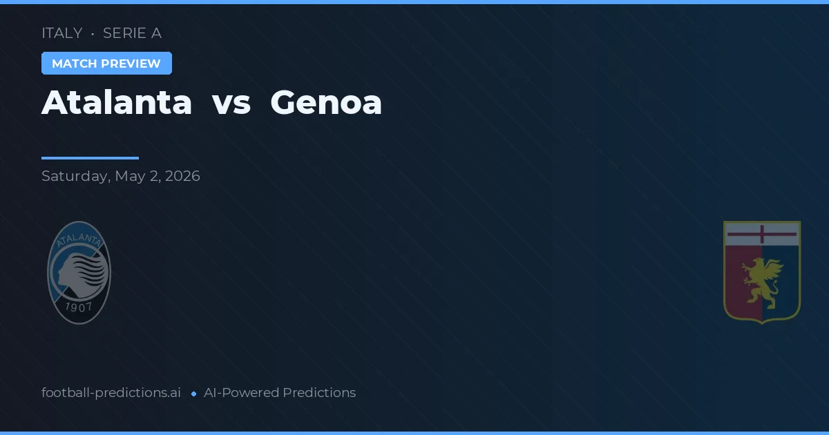 Atalanta vs Genua preview