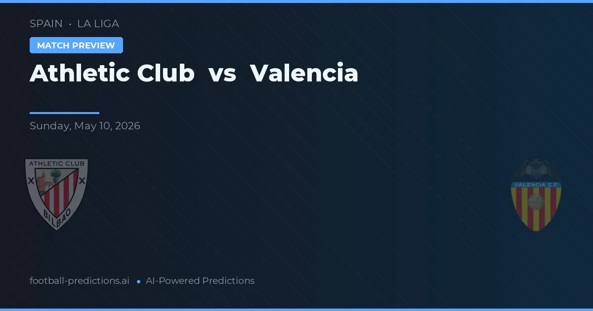 Athletic Bilbao vs Valencia — voorspelling en vooruitblik wedstrijd
