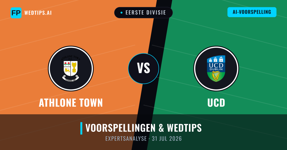 Athlone Town vs UCD — voorspelling en vooruitblik wedstrijd