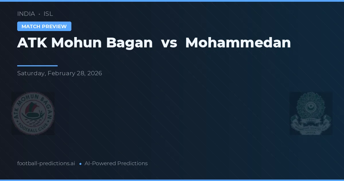 ATK Mohun Bagan vs Mohammedan — voorspelling en vooruitblik wedstrijd