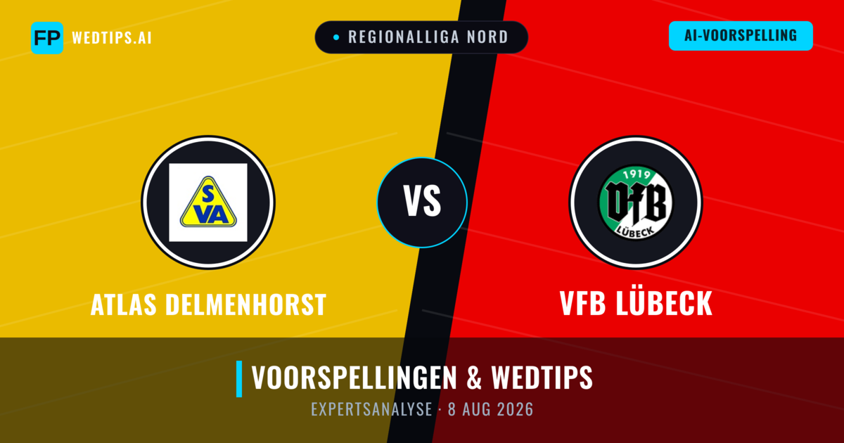 Atlas Delmenhorst vs VfB Lübeck — voorspelling en vooruitblik wedstrijd