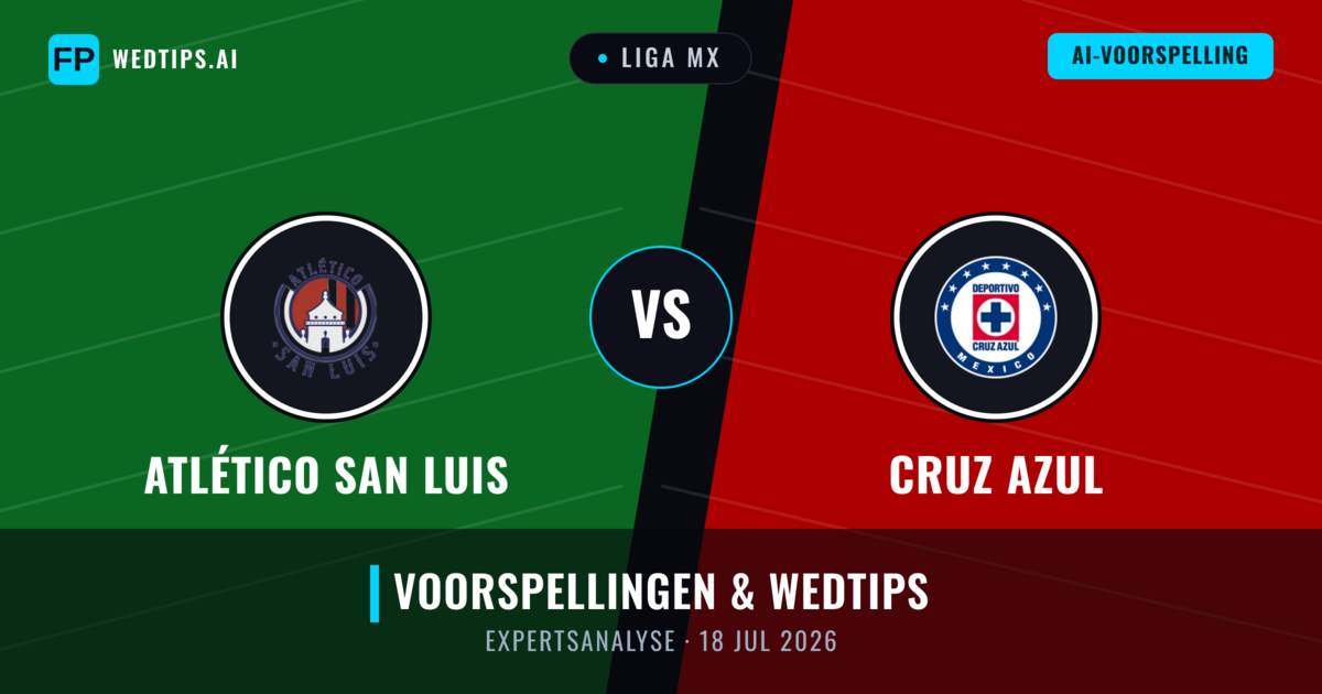 Atlético San Luis vs Cruz Azul — voorspelling en vooruitblik wedstrijd