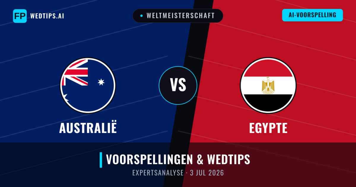 Australië vs Egypte — voorspelling en vooruitblik wedstrijd