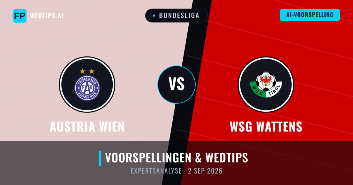 Austria Wien vs WSG Wattens — voorspelling en vooruitblik wedstrijd
