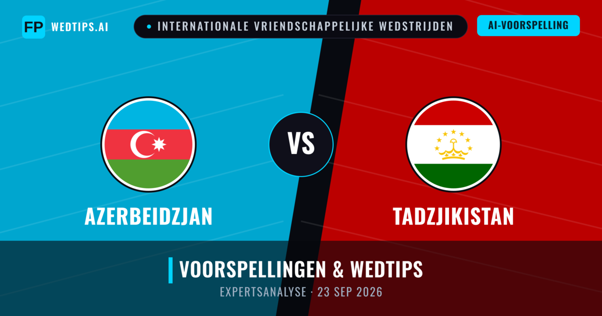 Azerbeidzjan vs Tadzjikistan — voorspelling en vooruitblik wedstrijd