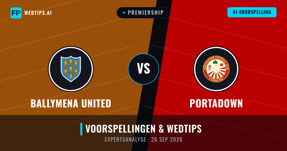 Ballymena United vs Portadown — voorspelling en vooruitblik wedstrijd