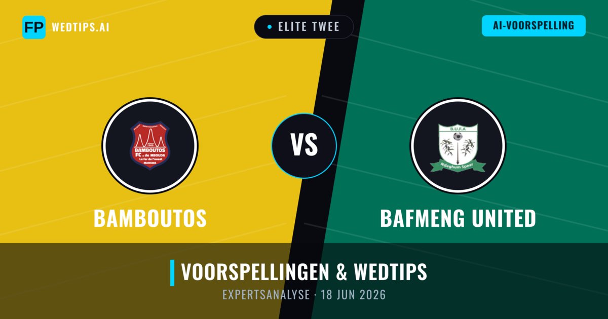 Bamboutos vs Bafmeng United — voorspelling en vooruitblik wedstrijd