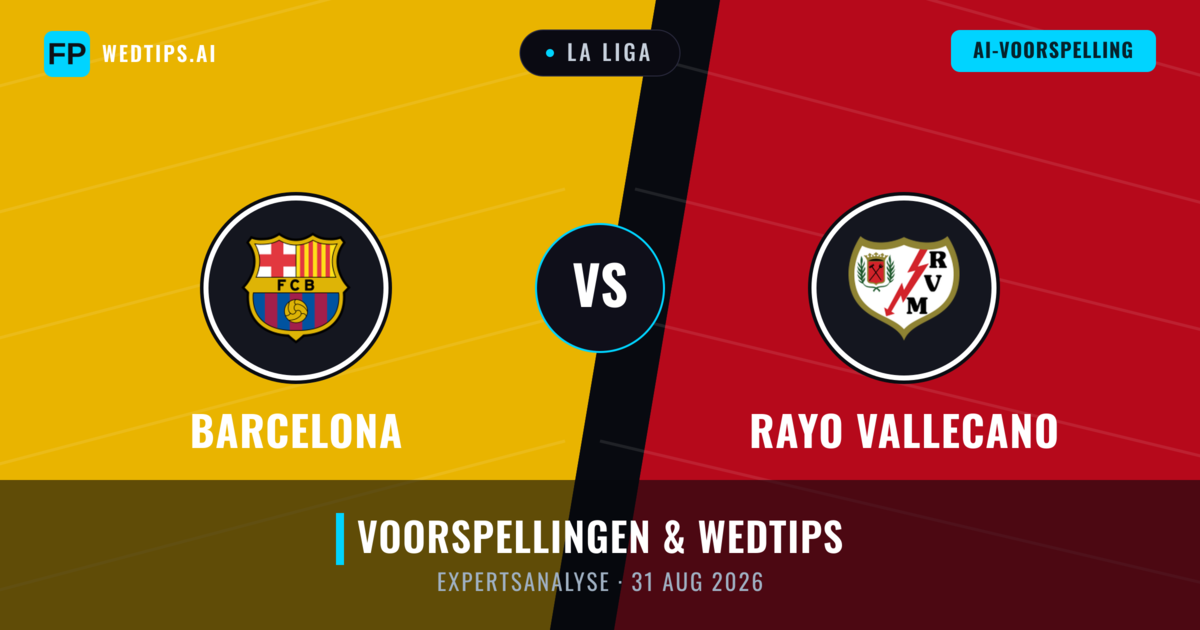Barcelona vs Rayo Vallecano — voorspelling en vooruitblik wedstrijd