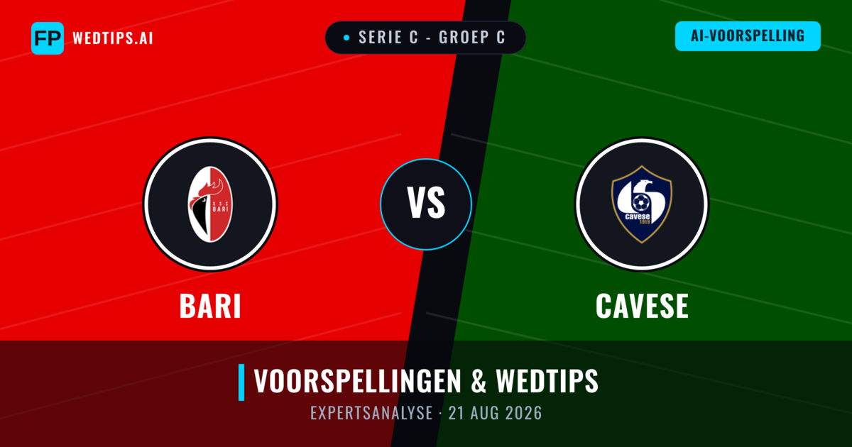 Bari vs Cavese — voorspelling en vooruitblik wedstrijd