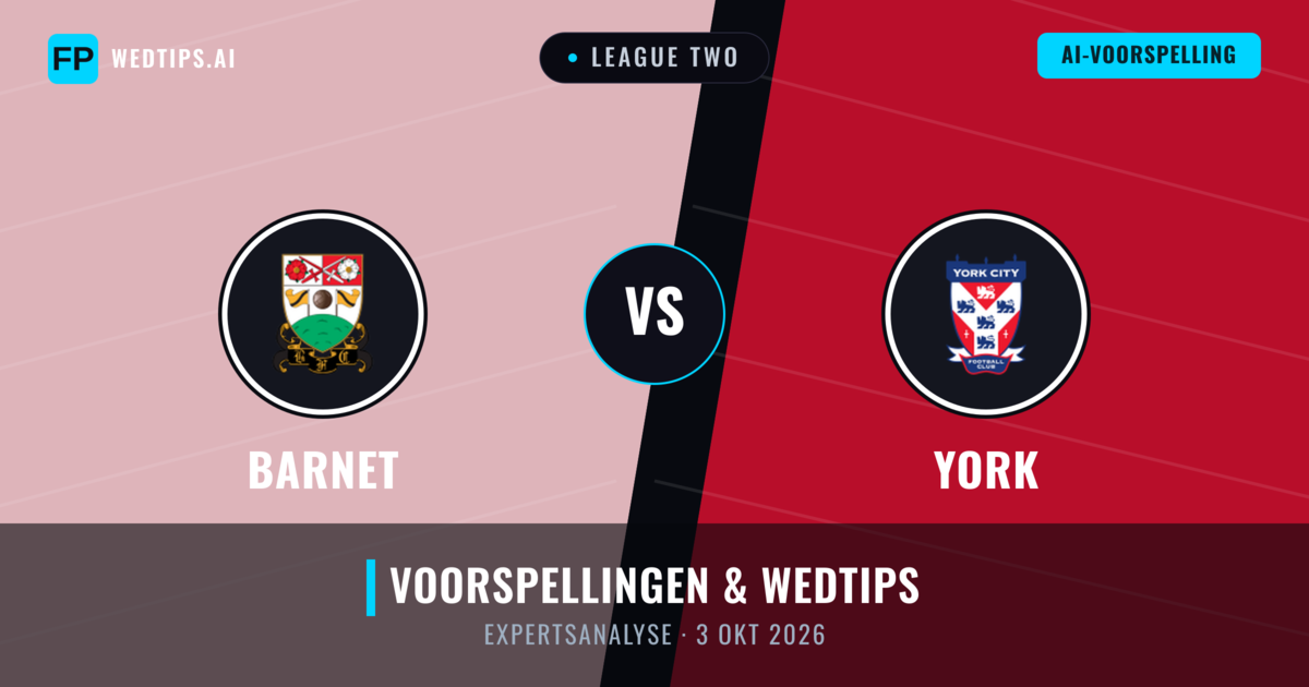 Barnet vs York — voorspelling en vooruitblik wedstrijd
