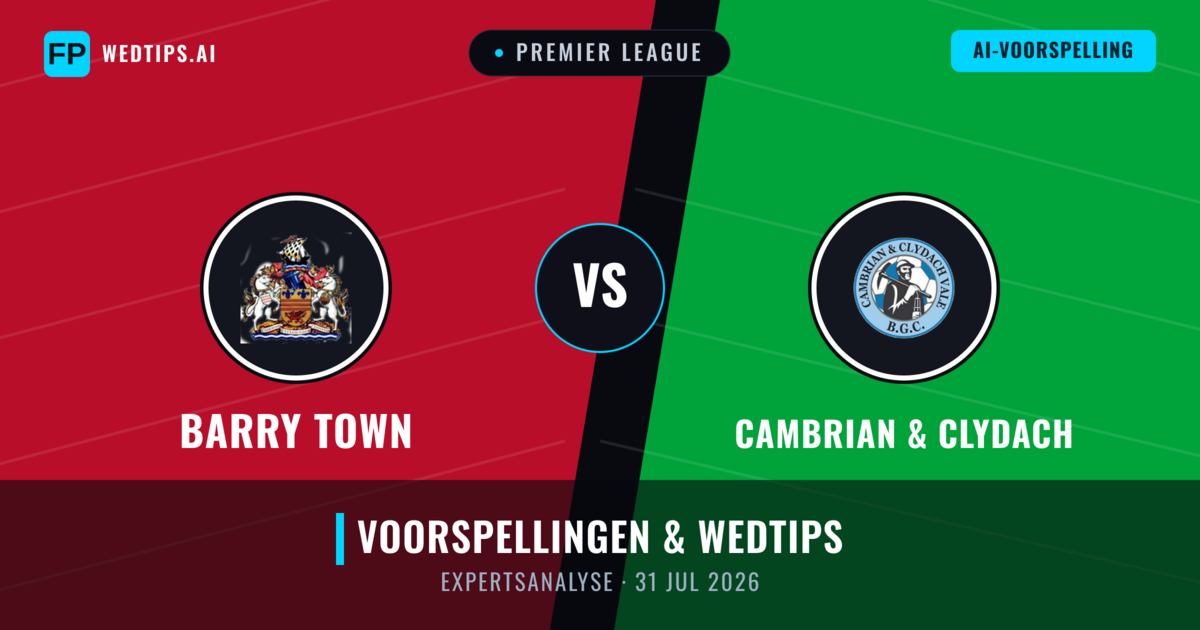 Barry Town vs Cambrian & Clydach — voorspelling en vooruitblik wedstrijd
