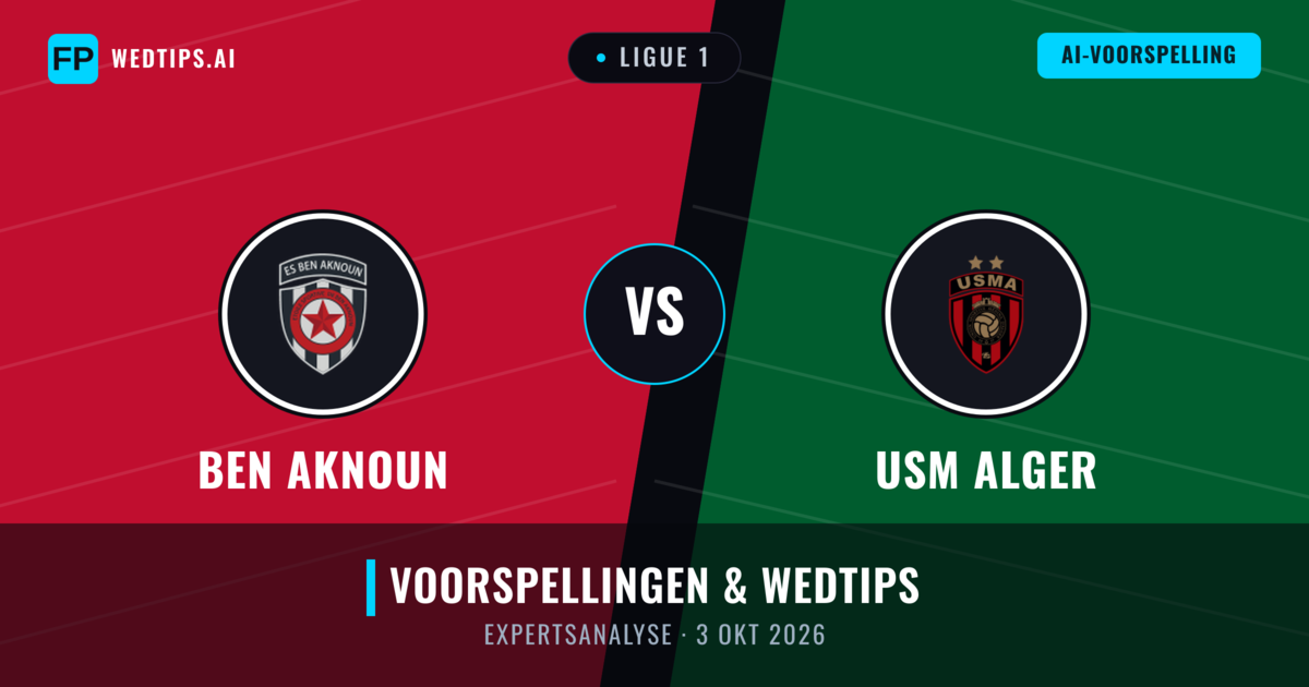 Ben Aknoun vs USM Alger — voorspelling en vooruitblik wedstrijd