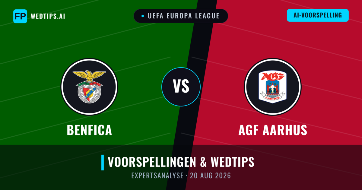 Benfica vs AGF Aarhus — voorspelling en vooruitblik wedstrijd