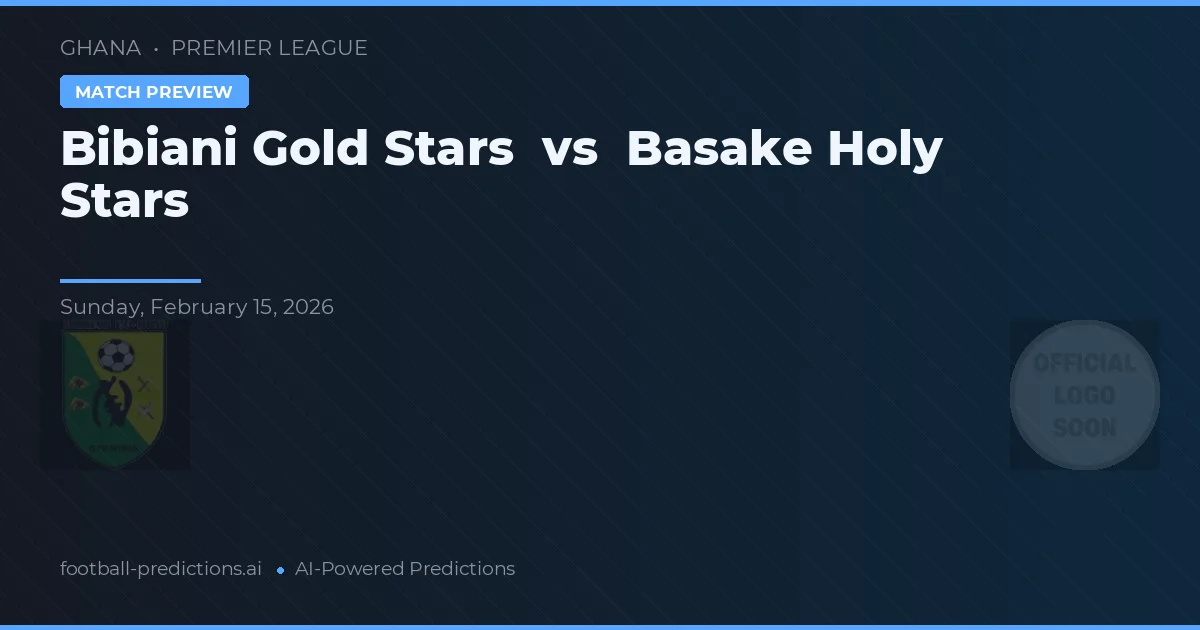 Bibiani Gold Stars vs Basake Holy Stars — voorspelling en vooruitblik wedstrijd