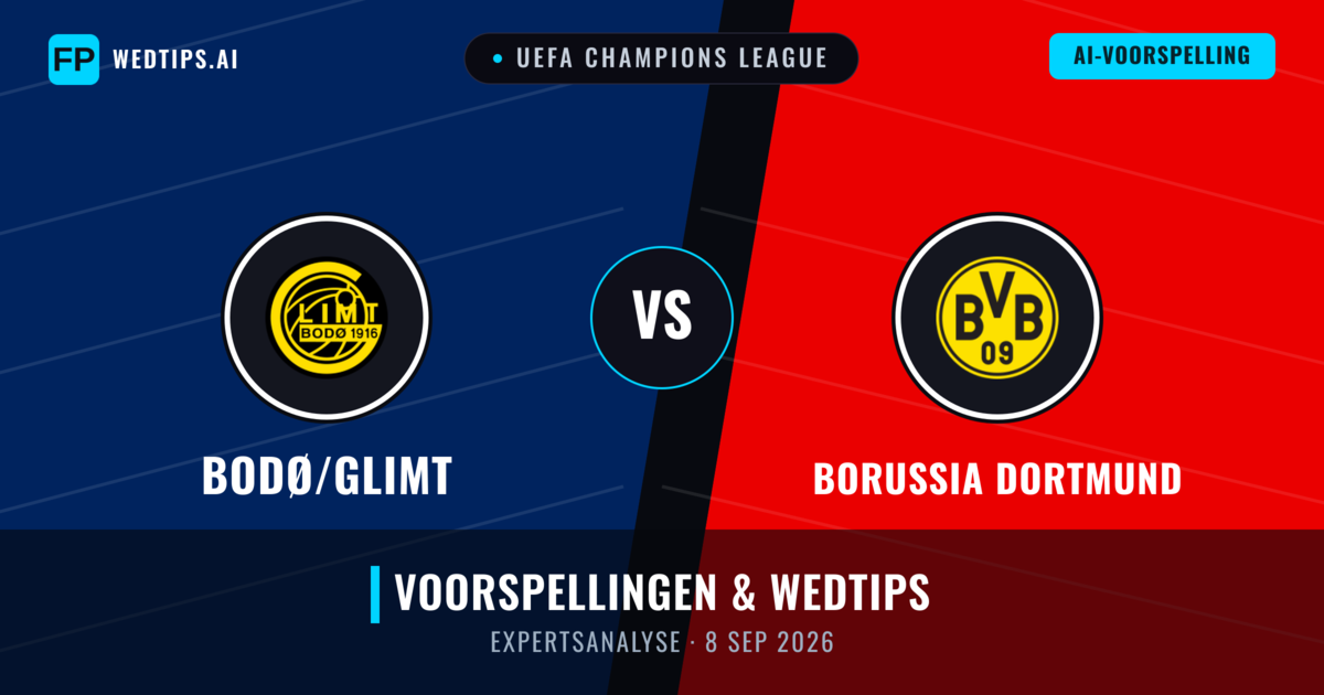 Bodø/Glimt vs Borussia Dortmund — voorspelling en vooruitblik wedstrijd