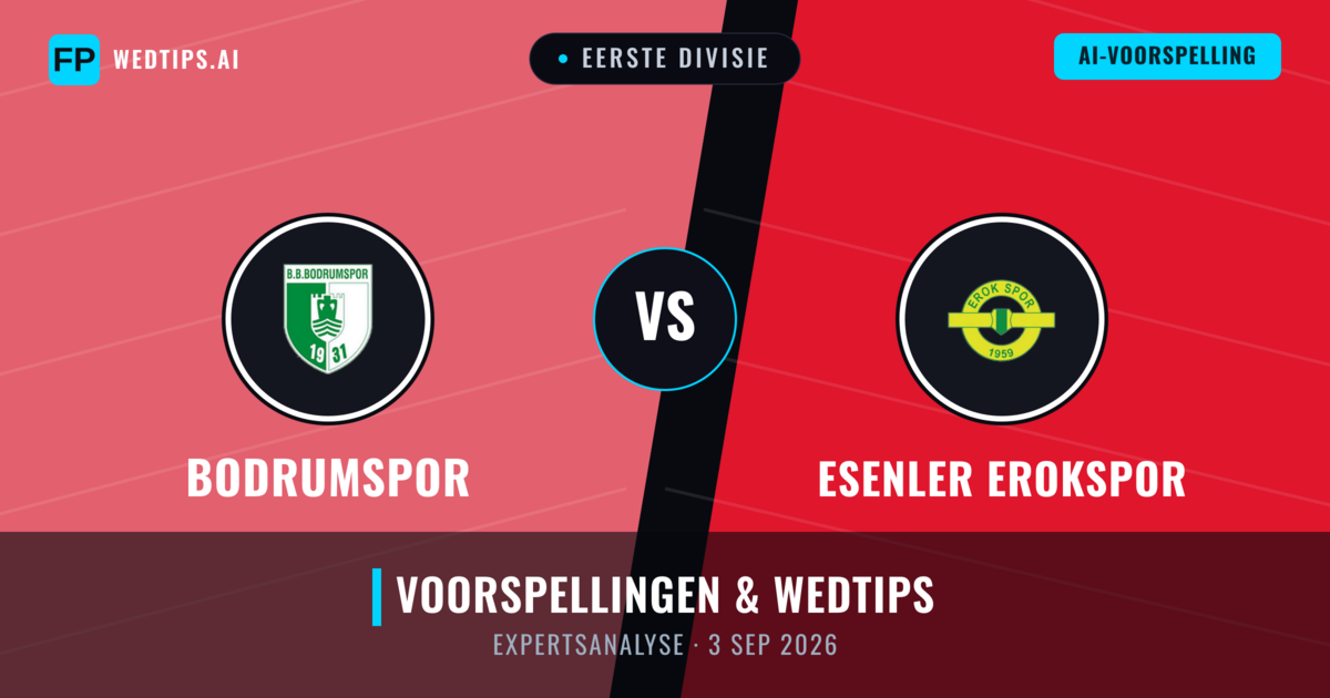 Bodrumspor vs Esenler Erokspor — voorspelling en vooruitblik wedstrijd