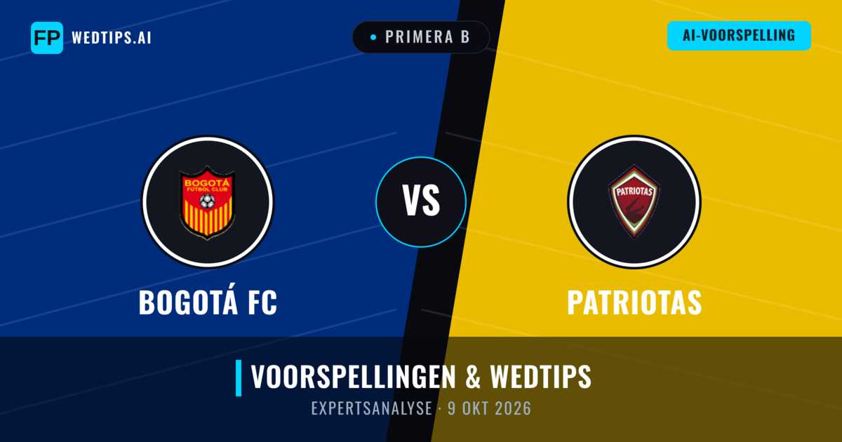 Bogotá FC vs Patriotas — voorspelling en vooruitblik wedstrijd