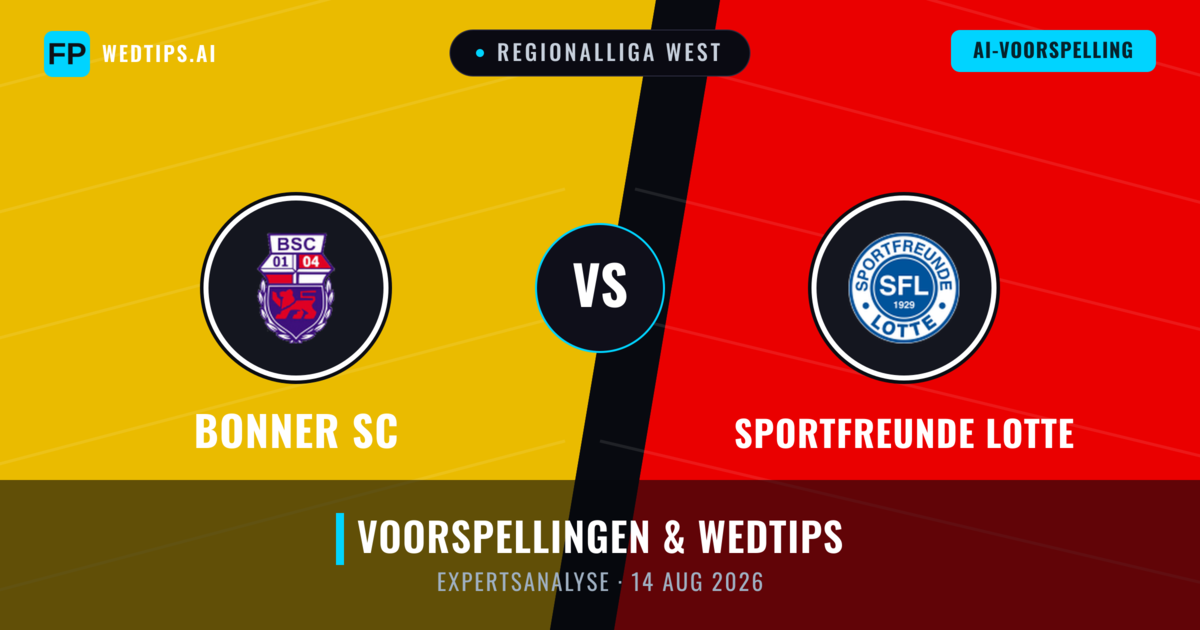 Bonner SC vs Sportfreunde Lotte — voorspelling en vooruitblik wedstrijd