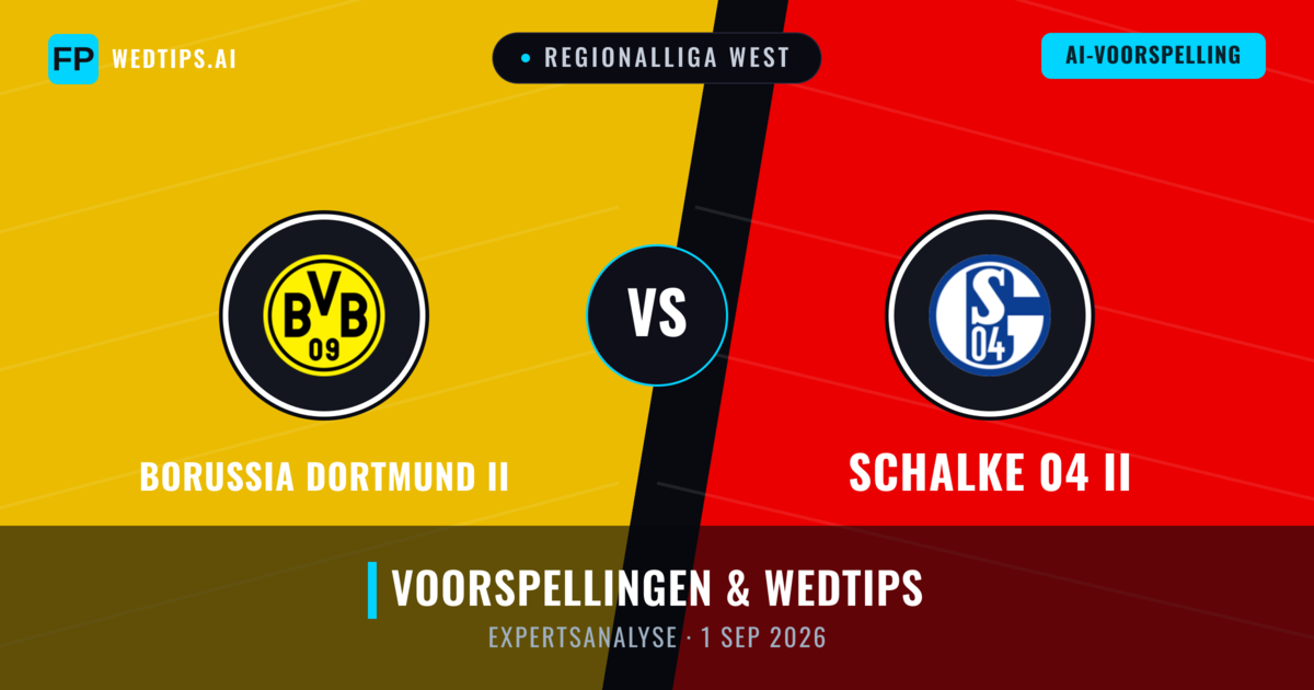 Borussia Dortmund II vs Schalke 04 II — voorspelling en vooruitblik wedstrijd