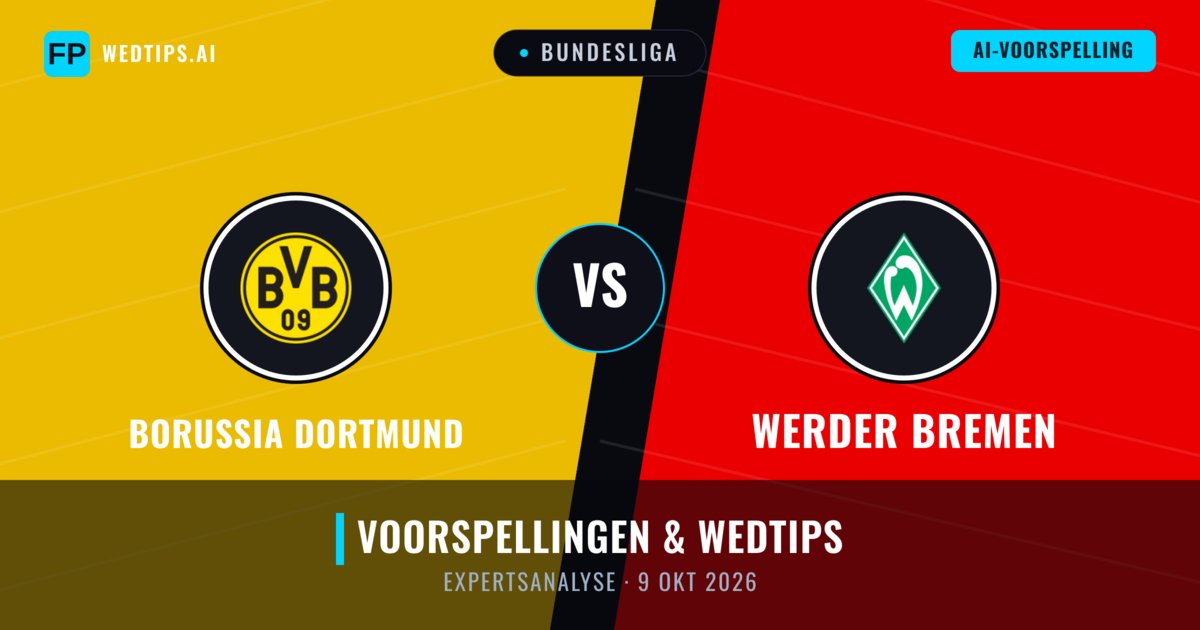 Borussia Dortmund vs Werder Bremen — voorspelling en vooruitblik wedstrijd