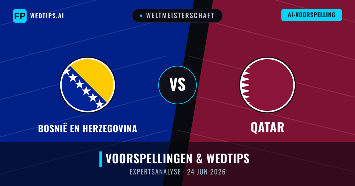 Bosnië en Herzegovina vs Qatar — voorspelling en vooruitblik wedstrijd