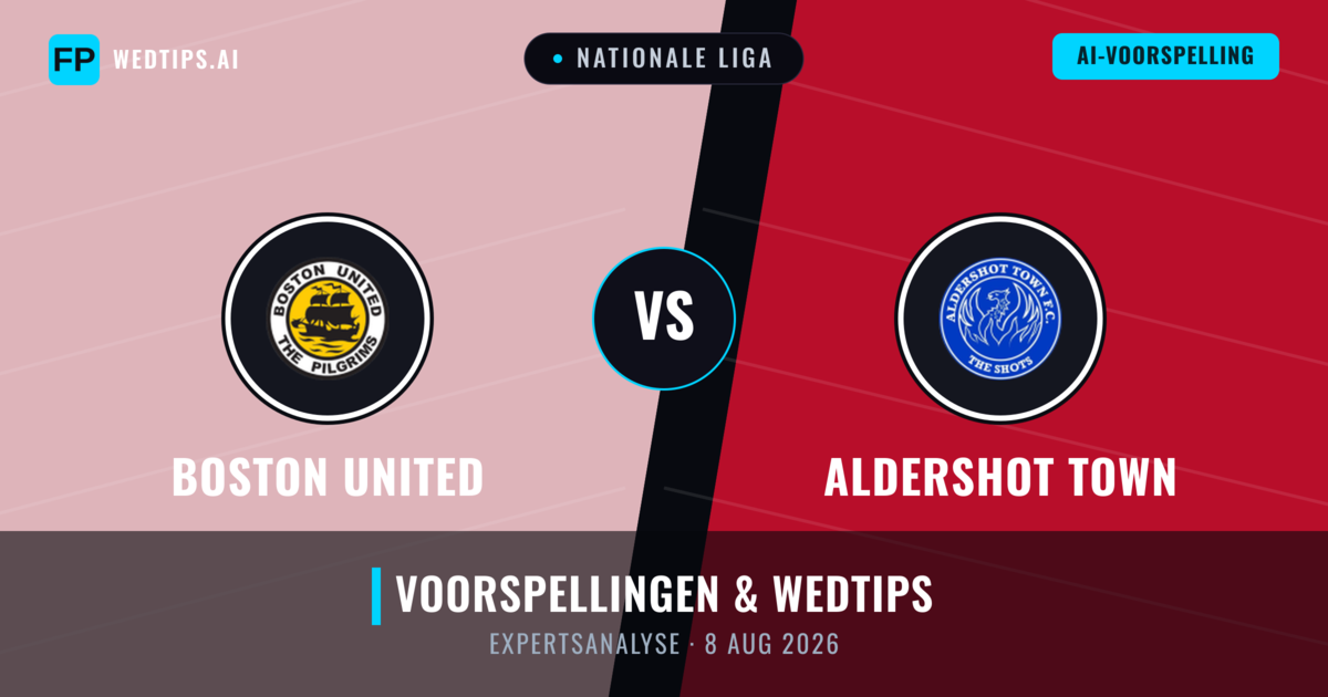 Boston United vs Aldershot Town — voorspelling en vooruitblik wedstrijd