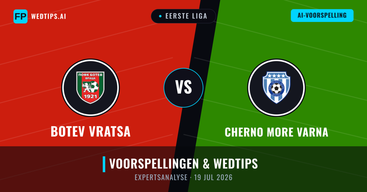 Botev Vratsa vs Cherno More Varna — voorspelling en vooruitblik wedstrijd