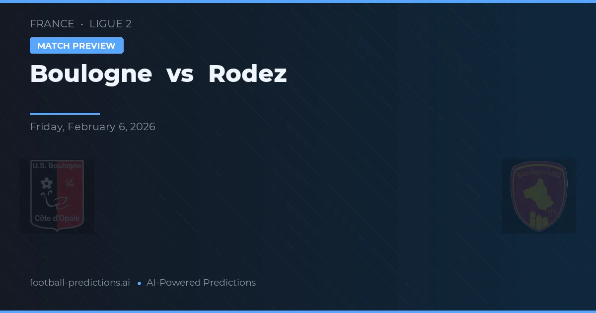 Boulogne vs Rodez — voorspelling en vooruitblik wedstrijd