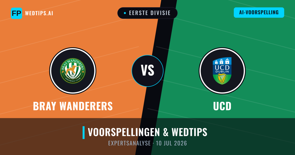 Bray Wanderers vs UCD — voorspelling en vooruitblik wedstrijd