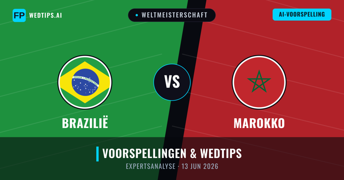 Brazilië vs Marokko — voorspelling en vooruitblik wedstrijd