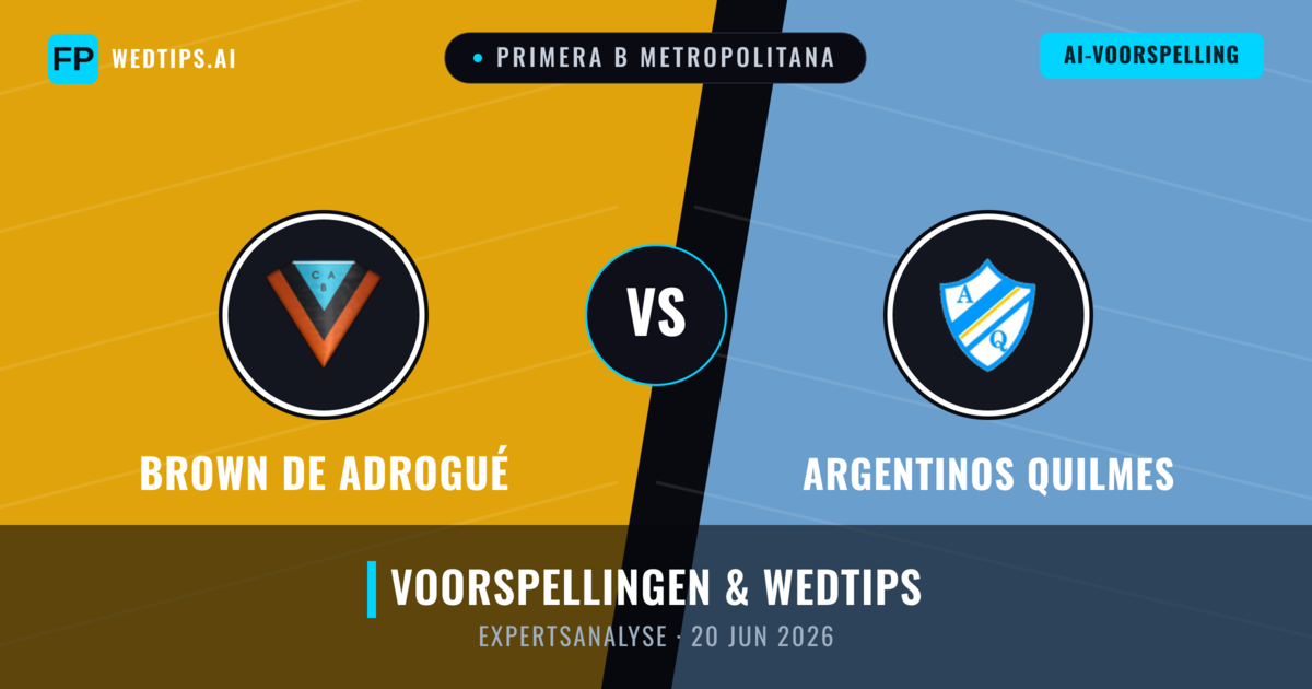 Brown de Adrogué vs Argentinos Quilmes — voorspelling en vooruitblik wedstrijd
