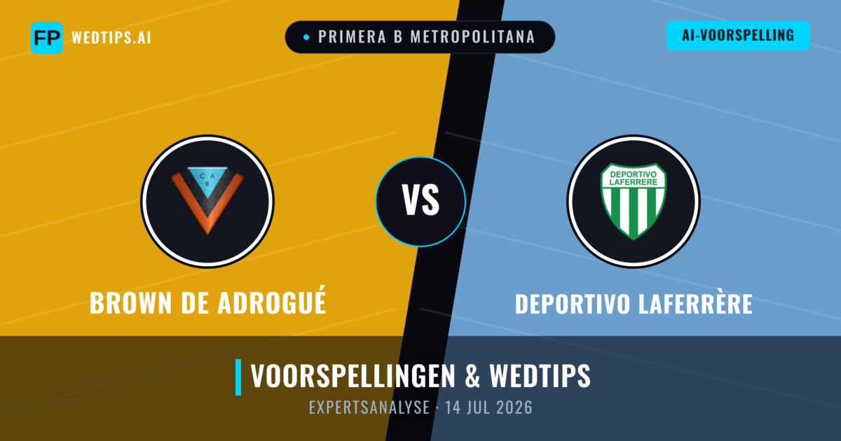 Brown de Adrogué vs Deportivo Laferrère — voorspelling en vooruitblik wedstrijd