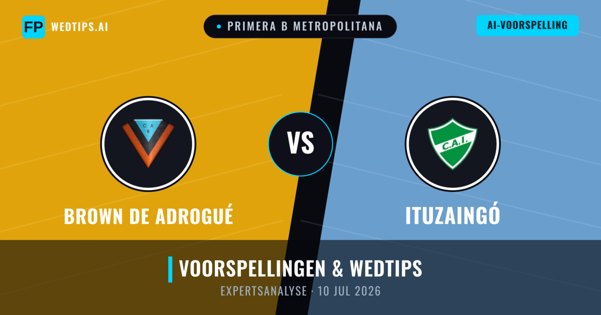 Brown de Adrogué vs Ituzaingó — voorspelling en vooruitblik wedstrijd