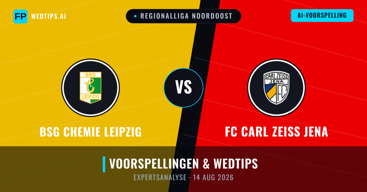 BSG Chemie Leipzig vs FC Carl Zeiss Jena — voorspelling en vooruitblik wedstrijd