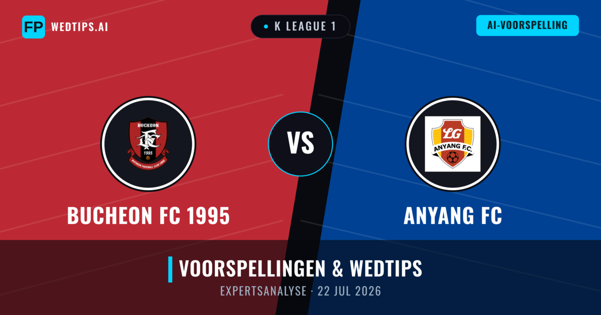 Bucheon FC 1995 vs Anyang FC — voorspelling en vooruitblik wedstrijd
