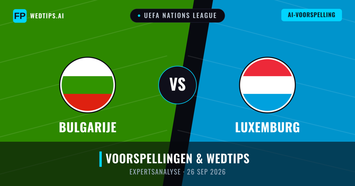 Bulgarije vs Luxemburg — voorspelling en vooruitblik wedstrijd