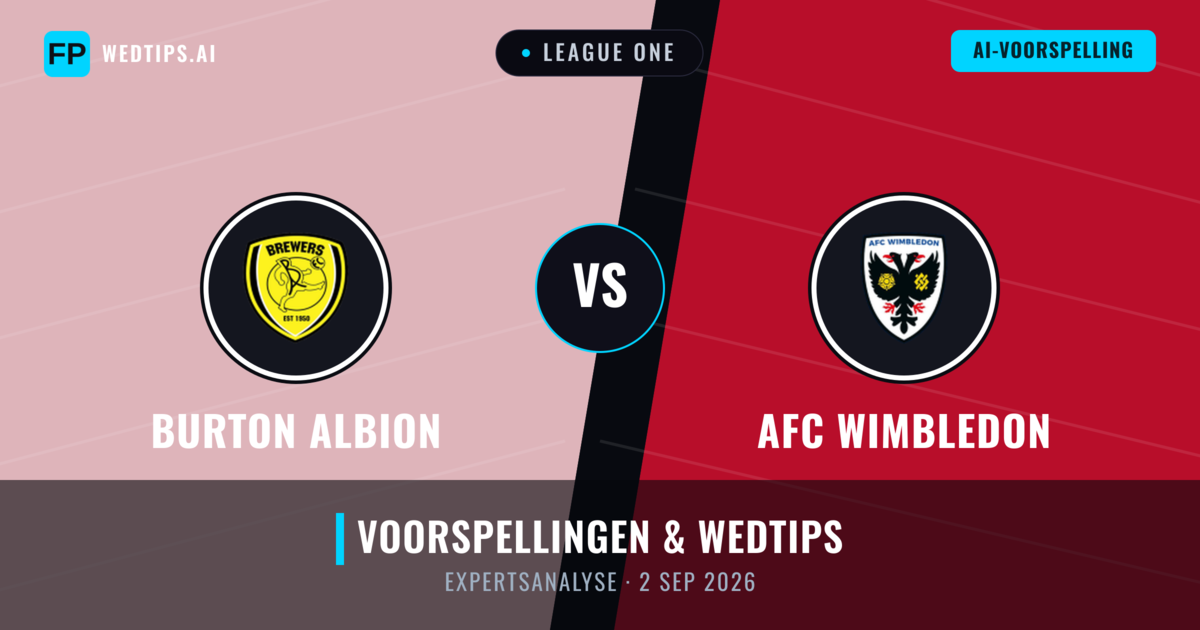 Burton Albion vs AFC Wimbledon — voorspelling en vooruitblik wedstrijd