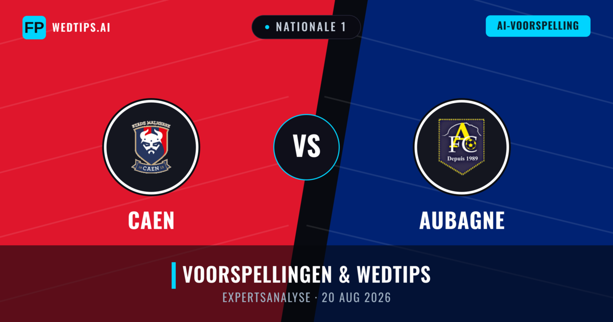 Caen vs Aubagne — voorspelling en vooruitblik wedstrijd