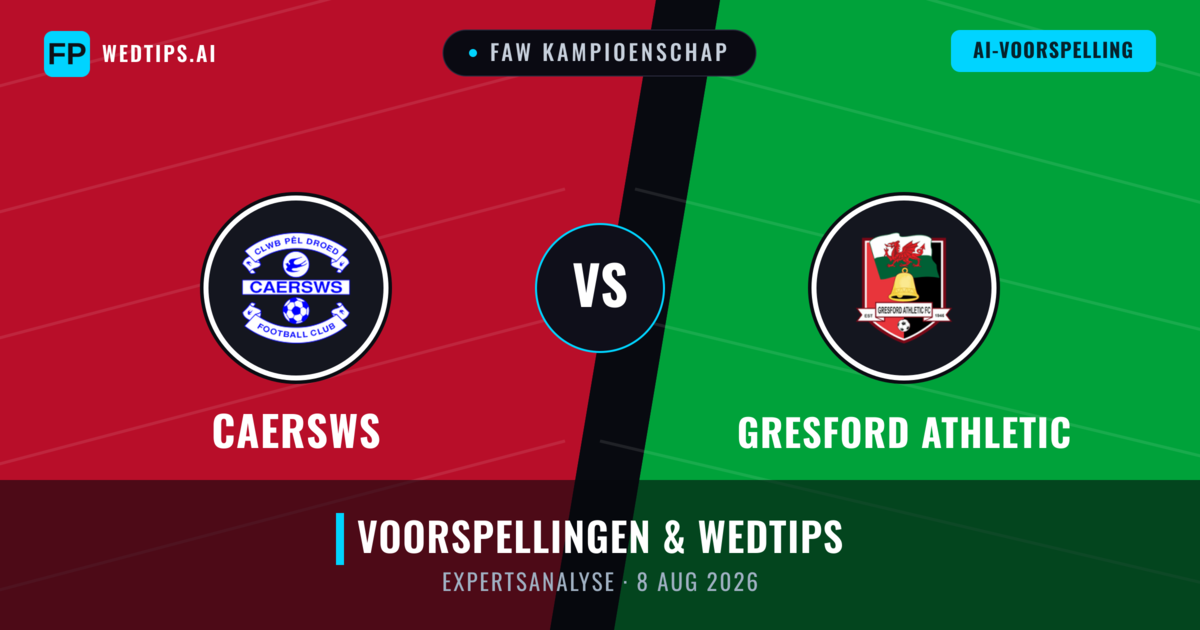 Caersws vs Gresford Athletic — voorspelling en vooruitblik wedstrijd