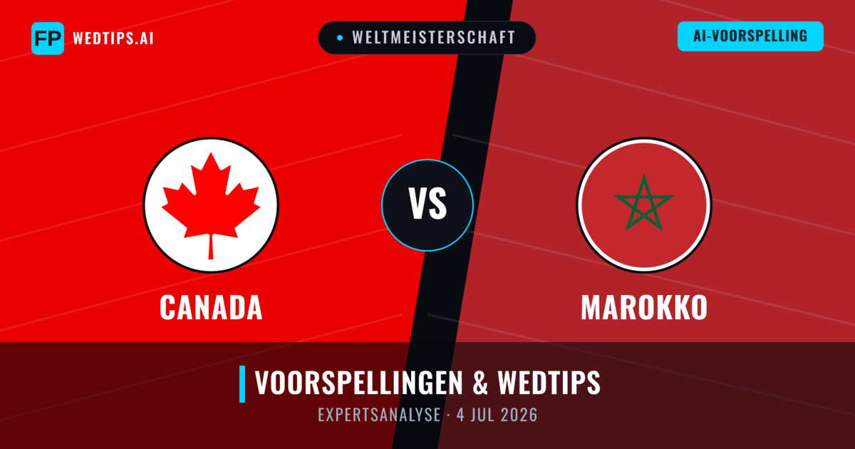 Canada vs Marokko — voorspelling en vooruitblik wedstrijd