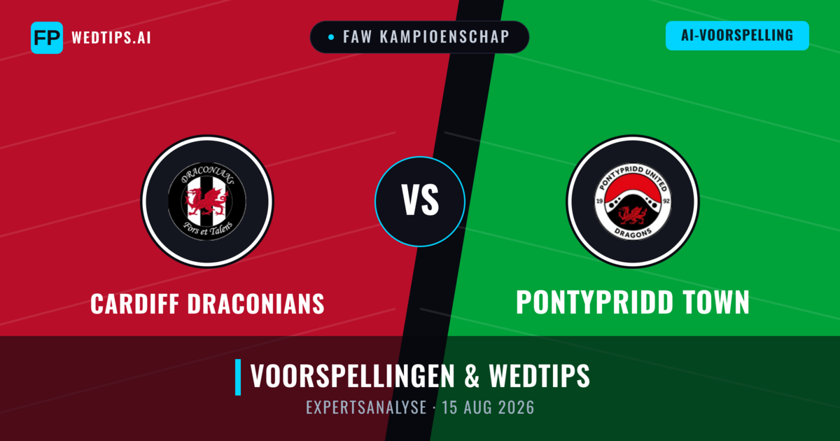 Cardiff Draconians vs Pontypridd Town — voorspelling en vooruitblik wedstrijd