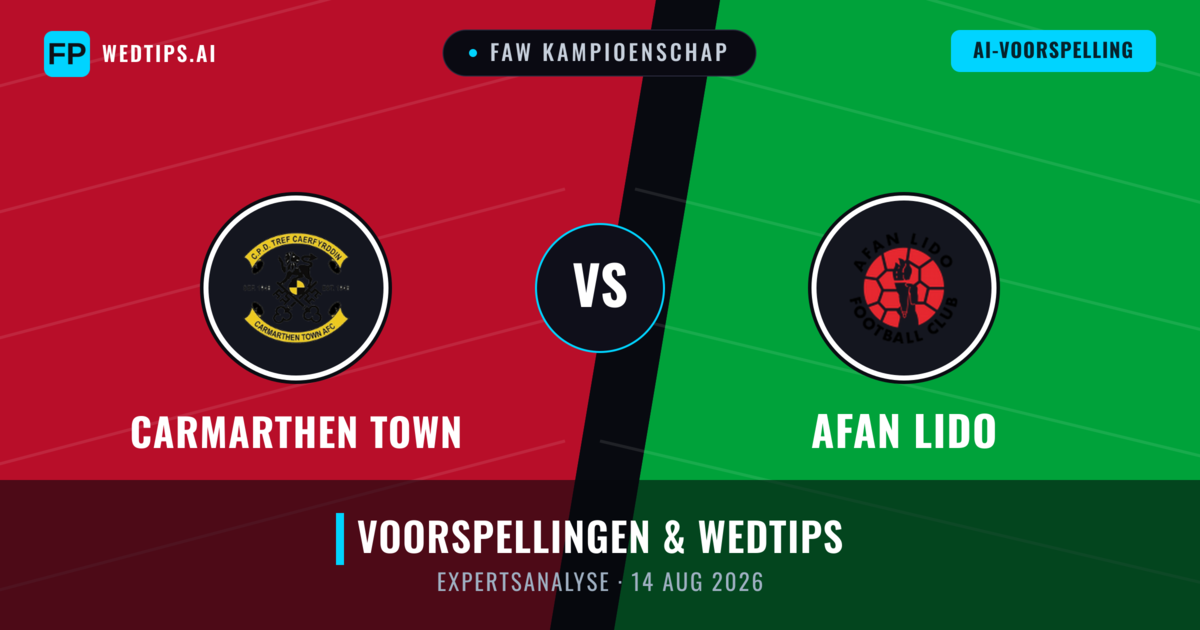 Carmarthen Town vs Afan Lido — voorspelling en vooruitblik wedstrijd