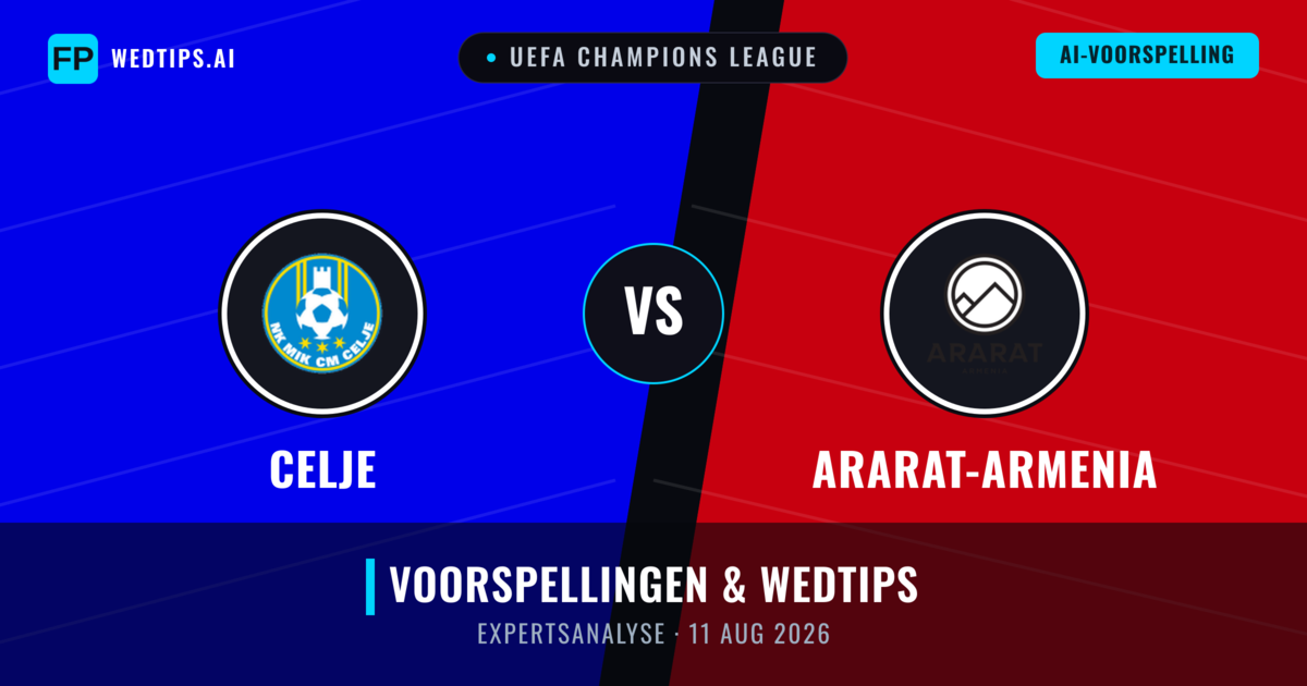Celje vs Ararat-Armenia — voorspelling en vooruitblik wedstrijd